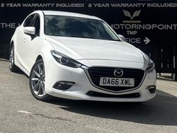 White Used 2016 Mazda 3 Inclusive Hatchback | £6,395 (Fair price)
