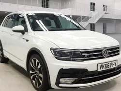 White Used 2016 VW Tiguan R-line SUV | £16,495 (Fair price)