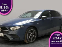 Blue Used 2021 Mercedes A250 AMG line Hatchback | £16,885 (Fair price)