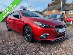 Red Used 2016 Mazda 3 Inclusive Hatchback | £11,925