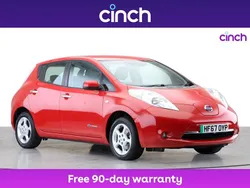 Red Used 2017 Nissan Leaf Acenta Hatchback | £5,999 (Fair price)
