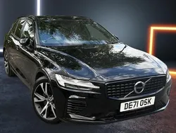 Black Used 2021 Volvo V60 R-Design Estate | £25,990 (Expensive)