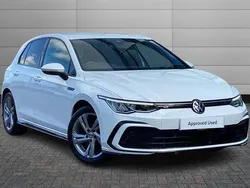 Pure white Used 2022 VW Golf VIII R-line Hatchback | £22,900 (A bit pricey)