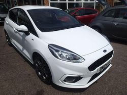 White Used 2018 Ford Fiesta ST-Line X Hatchback | £8,995 (Fair price)