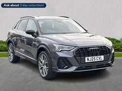 Grey Used 2025 Audi Q3 Black Edition SUV | £36,864 (Fair price)