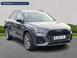 Grey Used 2025 Audi Q3 Black Edition SUV | £37,631 (Fair price)