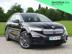 Black Used 2024 Skoda Enyaq iV vRS SUV | £37,995