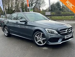 Grey Used 2015 Mercedes C200 AMG line Sedan | £9,295 (Fair price)