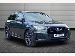 Grey Used 2021 Audi Q7 Black Edition SUV | £43,495 (Fair price)