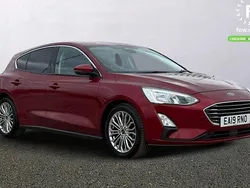 Red Used 2019 Ford Focus Titanium X Hatchback | £10,899 (Fair price)