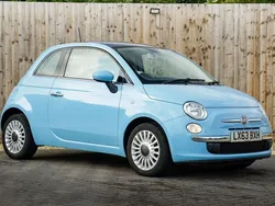 Blue Used 2013 Fiat 500 Lounge Hatchback | £4,495 (Fair price)