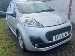 Silver Used 2013 Peugeot 107 Allure Hatchback | £1,750 (Good price)