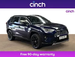 Blue Used 2021 Toyota RAV4 Hybrid SUV | £21,799 (Fair price)