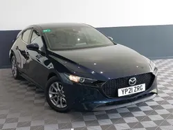 Blue Used 2021 Mazda 3 Hatchback | £13,298 (Fair price)