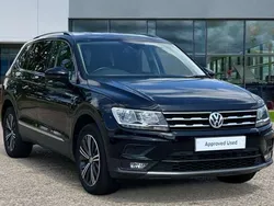 Black Used 2020 VW Tiguan Allspace SE SUV | £21,320 (Fair price)