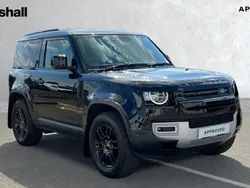 Metallic santorini black Used 2024 Land Rover Defender SUV | £54,207 (Fair price)