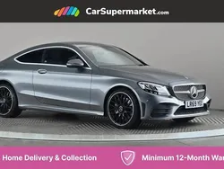 Grey Used 2019 Mercedes C300 AMG line Coupe | £20,197 (Fair price)