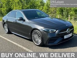 Grey Used 2022 Mercedes C200 AMG Line Premium Sedan | £28,995