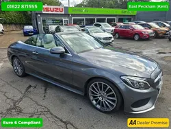 Grey Used 2017 Mercedes C220 AMG Line Premium Plus Cabriolet | £13,999 (Fair price)