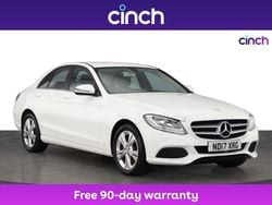 White Used 2017 Mercedes C200 Executive Sedan | £10,649 (Good price)