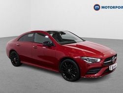 Red Used 2022 Mercedes CLA250e AMG Line Premium Plus Sedan | £25,099 (Fair price)
