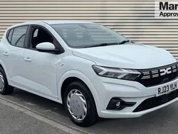 White Used 2023 Dacia Sandero Expression Hatchback | £11,590 (Fair price)
