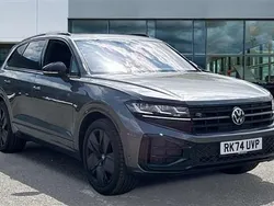 Silicon grey metallic Used 2024 VW Touareg Black Edition SUV | £52,344 (Fair price)