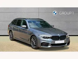 Blue Used 2019 BMW 520 M Sport Estate | £22,995 (Fair price)