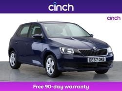 Blue Used 2017 Skoda Fabia SE Hatchback | £9,649 (Fair price)