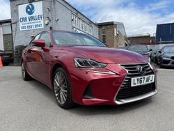 Red Used 2017 Lexus IS300h Sedan | £14,300 (Expensive)