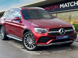 Red Used 2020 Mercedes GLC220 AMG line SUV | £25,990 (Fair price)