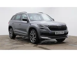 Graphite grey metallic Used 2022 Skoda Kodiaq SportLine SUV | £28,881 (Fair price)