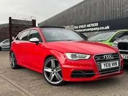 Red Used 2016 Audi S3 Business Hatchback | £17,700 (A bit pricey)
