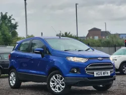 Blue Used 2015 Ford Ecosport Zetec SUV | £4,495 (Good price)