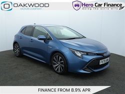 Blue Used 2021 Toyota Corolla Design Hatchback | £17,459 (Expensive)