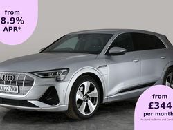 Silver Used 2022 Audi e-tron S-Line SUV | £23,307 (Fair price)