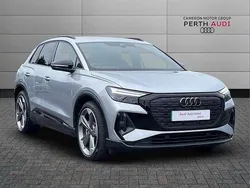 Silver Used 2025 Audi Q4 e-tron Black Edition SUV | £38,995 (Good price)