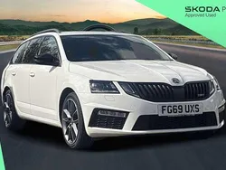 Candy white Used 2019 Skoda Octavia vRS Estate | £16,800 (Fair price)