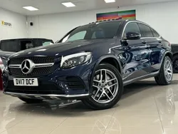Blue Used 2017 Mercedes GLC220 AMG line Coupe | £24,295 (Fair price)