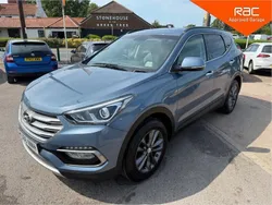 Blue Used 2016 Hyundai Santa Fe Premium SUV | £12,995 (Fair price)