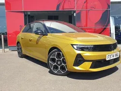 Yellow New 2024 Vauxhall Astra Ultimate Hatchback | £26,995 (A bit pricey)