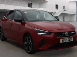 Red Used 2021 Vauxhall Corsa Edition Hatchback | £12,099 (Fair price)