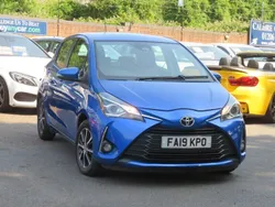 Blue Used 2019 Toyota Yaris Hatchback | £8,995 (Fair price)