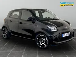 Black Used 2020 Smart ForFour Electric Drive Premium Hatchback | £6,795