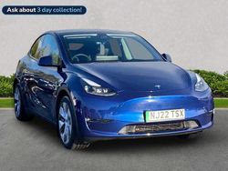Blue Used 2022 Tesla Model Y Long Range AWD SUV | £23,893 (Fair price)