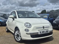 White Used 2015 Fiat 500 Pop Star Hatchback | £4,790 (Fair price)