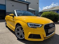 Yellow Used 2019 Audi A3 Cabriolet S-Line Cabriolet | £20,995 (A bit pricey)