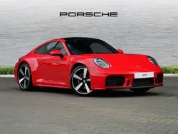 Guards red New 2024 Porsche 911 Carrera | £114,990 (Good price)