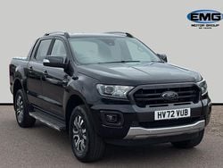 Black Used 2022 Ford Ranger Wildtrack Pickup | £18,295 (Good price)
