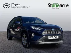 Blue Used 2021 Toyota RAV4 Hybrid Design SUV | £18,500 (Good price)